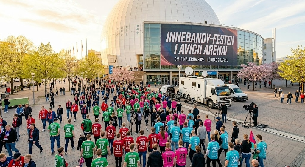 När TV-ridån går upp i Avicii Arena 