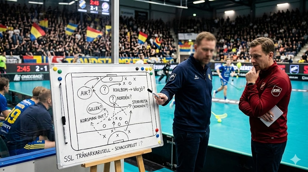SSL:s tränarkarusell är igång