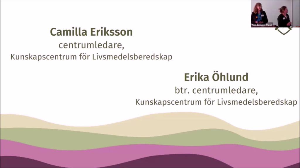 Hur skyddar vi livsmedelsförsörjningen mot antagonistiska hot? 20 aug 2025