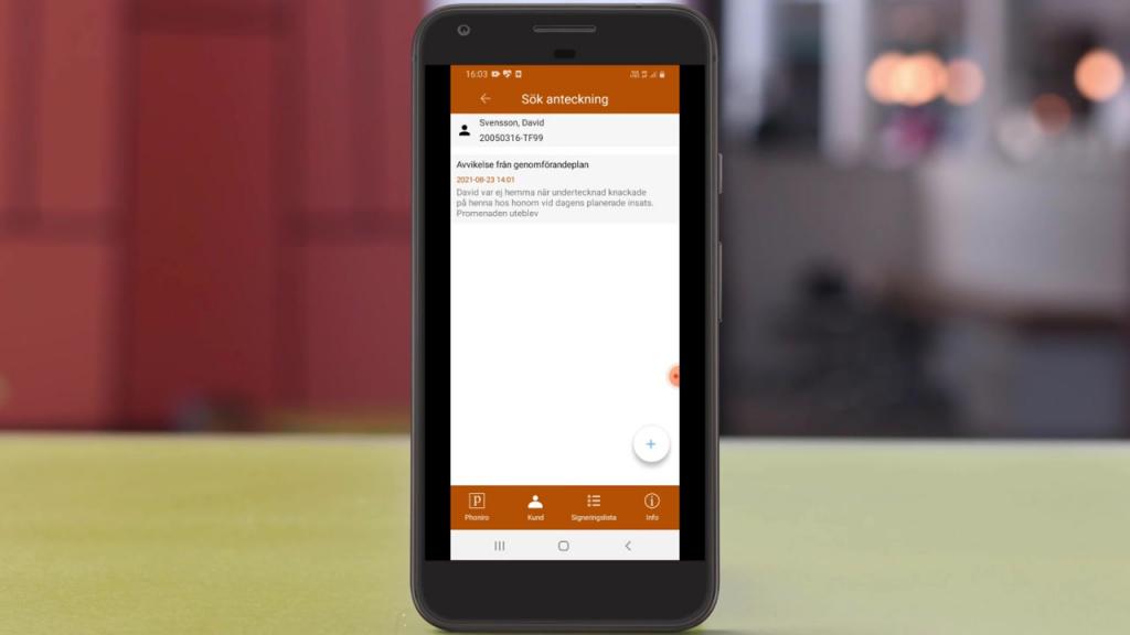 Mobilt arbetssätt i Combine app