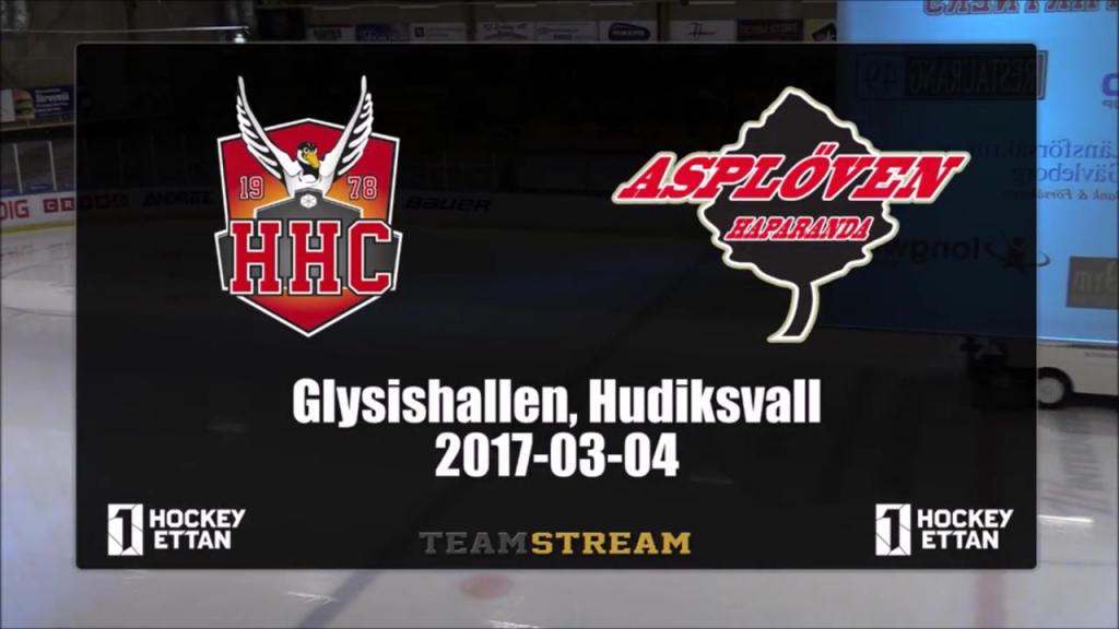 Highlights Hudik Hockey - Asplöven PO1(2) 2017-03-04