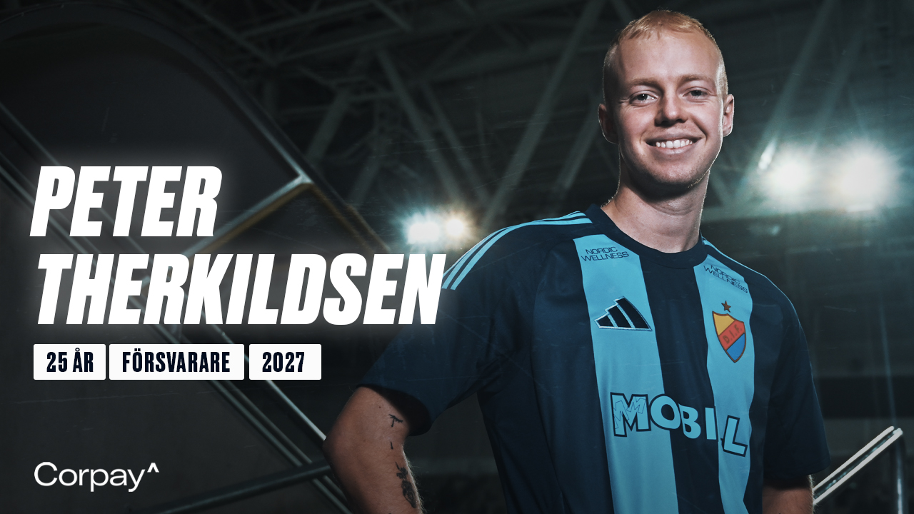Djurgården Fotboll: 
        Välkommen Peter Therkildsen!
      