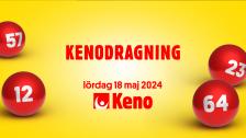 Keno lördag 18 maj