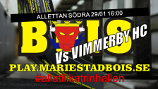 Mariestad BoIS - Vimmerby HC / Söndag 29/01 16:00