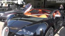 Bugatti Veyron Pur Sang vs Sang Noir in detail in Monte Carlo, Monaco