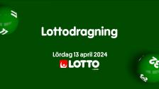 Lotto lördag 13 april