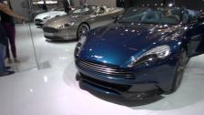 Aston Martin Vanquish, Vanquish Convertible, V12 Vantage S, Rapide S, DB9 at Frankfurt IAA 2013
