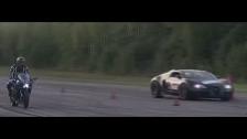 [4k] Kawasaki Ninja H2 vs Bugatti Veyron 16.4 Dutchbugs