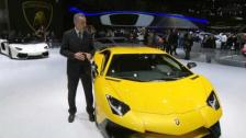 Maurizio Reggiani, Director R&D, introduces Lamborghini LP750-4 SuperVeloce Aventador
