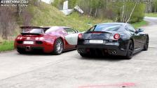 Lineup: Bugatti Veyron 16:4 vs Ferrari 599 GTO