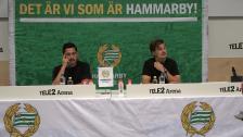 Presskonferensen efter Hammarby - Djurgården