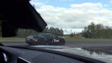 [50p] Bugatti Veyron 16.4 Dutchbugs vs Mercedes AMG GT-S uncut view from AMG GT-S