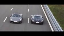 [50p] Uncut Porsche 918 Spyder Weissach Package vs Koenigsegg Agera R extrior view race one