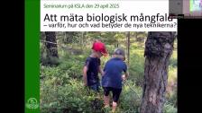 Att mäta biologisk mångfald 29 april 2025 NY