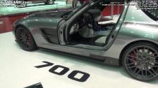 Brabus 700 BiTurbo Mercedes SLS 700 HP 0-200 km/h in 10,2 s Premiere