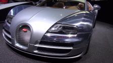Bugatti Veyron Vitesse Silver / polished aluminium Frankfurt 2013 IAA