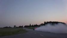 [4k] MASSIVE burnout BMW M3 2014 F80 in 1st 2nd and 3rd gear