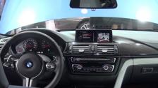BMW M3 rear-seat tryout Geneva 2014