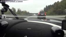 330+ km/h / 200+ mph Koenigsegg Agera R on German Autobahn, unlimited speed! 50 fps