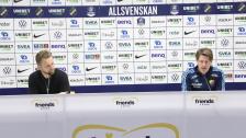 Presskonferensen efter AIK - DIF