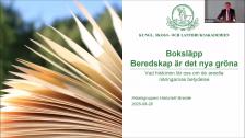 Beredskap är det nya gröna 28 aug 2025