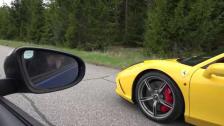 4k Ultra HD: Ferrari 458 Speciale taking off