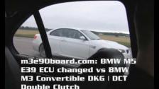 m5board.com: BMW M5 E39 ECU vs BMW M3 Convertible DKG | DCT 50-250 km/h