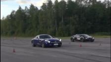 Exterior: Bugatti Veyron 16.4 Dutchbugs vs Mercedes AMG GT-S uncut