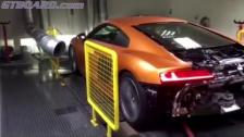 Capristo Audi R8 V10 on the dyno