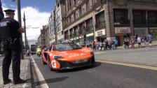 [50p] McLaren 650S leaving Edinburgh Gumball 3000 Miami2Ibiza 2014