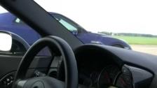 Novidem Nissan GT-R (facelift 2011) vs Chevrolet Corvette Z06 and Akrapovic exhaust camerangle 2