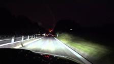 [4k] BMW M3 Adaptive Full LED Lights and Automatic high beams in use Part 1