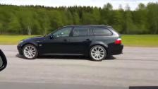 F85 BMW X5M vs BMW M5 Touring