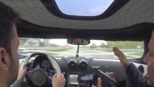 Autobahn runs Koenigsegg Agera R 340+ km/h (215+ mph) casual driving towards the testtrack
