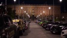 [50fps] Nightview Gumball 3000 Lineup Stockholm before the START Stockholm-Vegas 2015