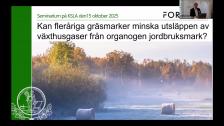 Minskar fleråriga gräsmarker utsläppen av växthusgaser 15 okt 2025