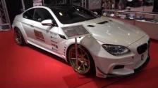 [4k] Nice front splitters on BMW M6 Coupe F12 at Essen Motor Show 2014