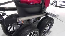 Nice babystroller with GIANT wheels at Frankfurt 2013 IAA