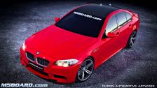 BMW M5 F10 Melbourne Red 3D