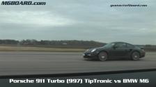 HD: Porsche 911 Turbo (997) TipTronic vs BMW M6: M6BOARD.com