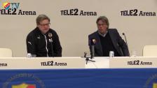 Presskonferensen efter DIF-Kalmar