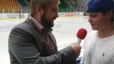 Målskytten Jesper Sellin efter matchen mot Hanhals