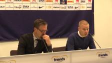 Presskonferensen efter förlusten mot AIK