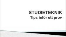 Studieteknik: tips inför ett prov (sorani)