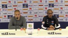 Presskonferensen efter 2-1-segern mot Helsingborg