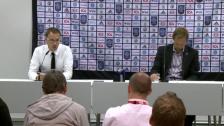 Presskonferensen efter IFK Göteborg-DIF 2011