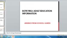 Information absence from school