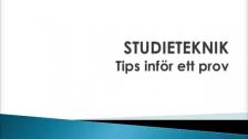 Studieteknik tips inför prov (turkiska)