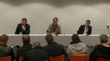 Presskonferensen efter GAIS-DIF 2011
