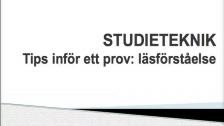 Studieteknik: tips inför ett prov läsförståelse (sorani)